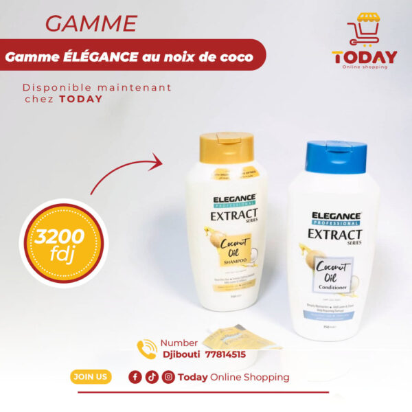 Gamme ÉLÉGANCE au noix de coco