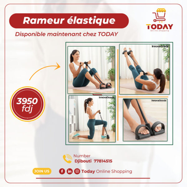 Rameur élastique