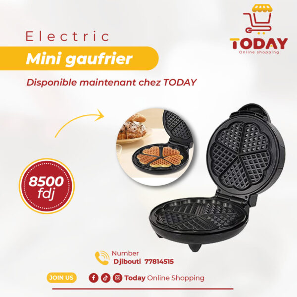 Mini gaufrier éléctrique