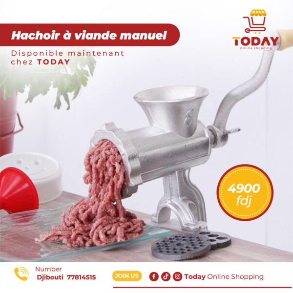 Hachoir à viande manuel