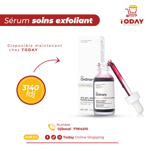 Sérum soins exfoliant