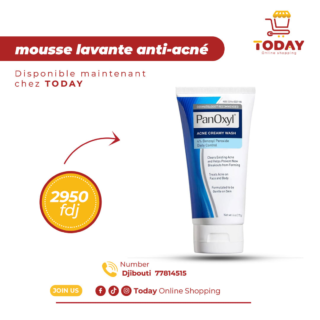 Mousse lavante anti-acné